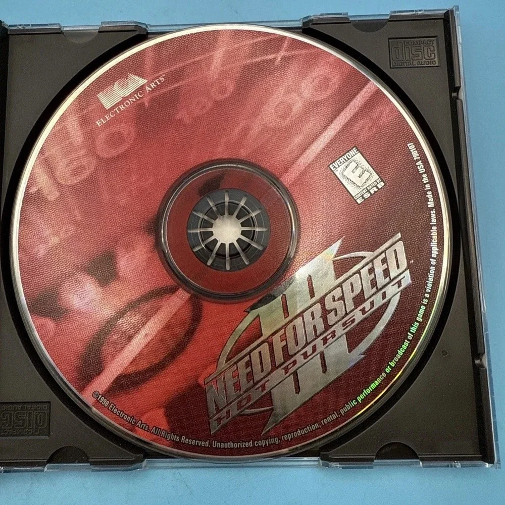 Need for Speed III Hot Pursuit PC Game 1998 Electronic Arts Jewel Case Retro CD